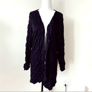 3/$35. GELCO Size small -medium Black unique open Black Shrug